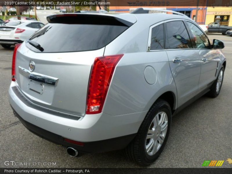 Radiant Silver / Ebony/Titanium 2010 Cadillac SRX 4 V6 AWD