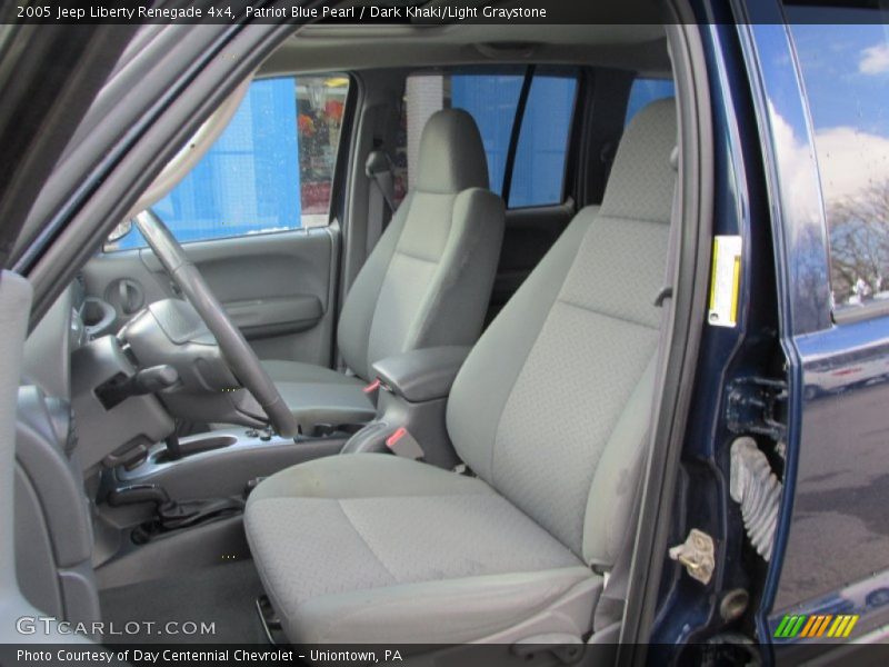Patriot Blue Pearl / Dark Khaki/Light Graystone 2005 Jeep Liberty Renegade 4x4