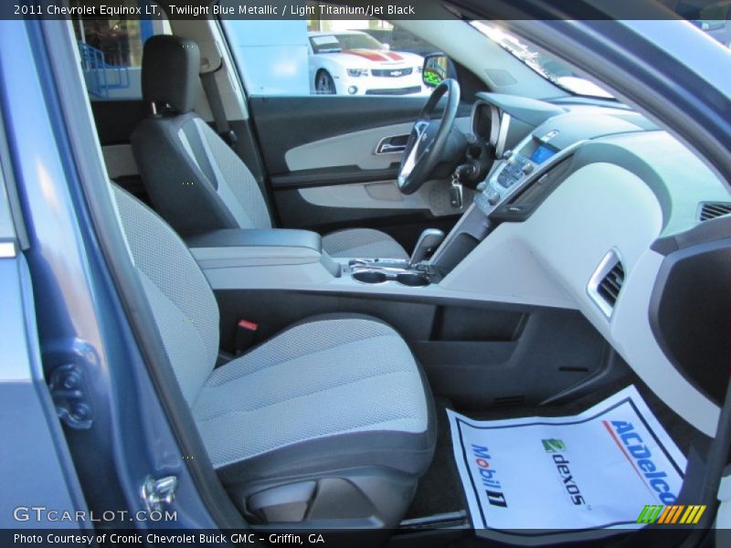 Twilight Blue Metallic / Light Titanium/Jet Black 2011 Chevrolet Equinox LT