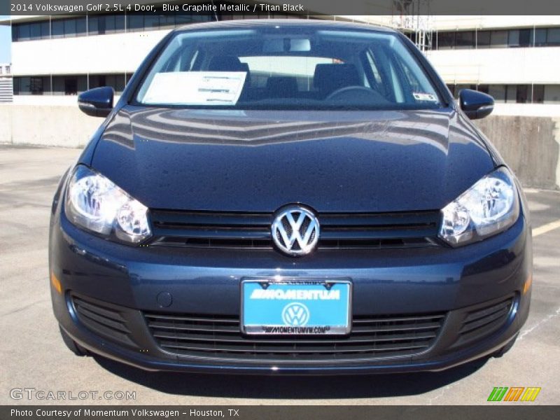 Blue Graphite Metallic / Titan Black 2014 Volkswagen Golf 2.5L 4 Door
