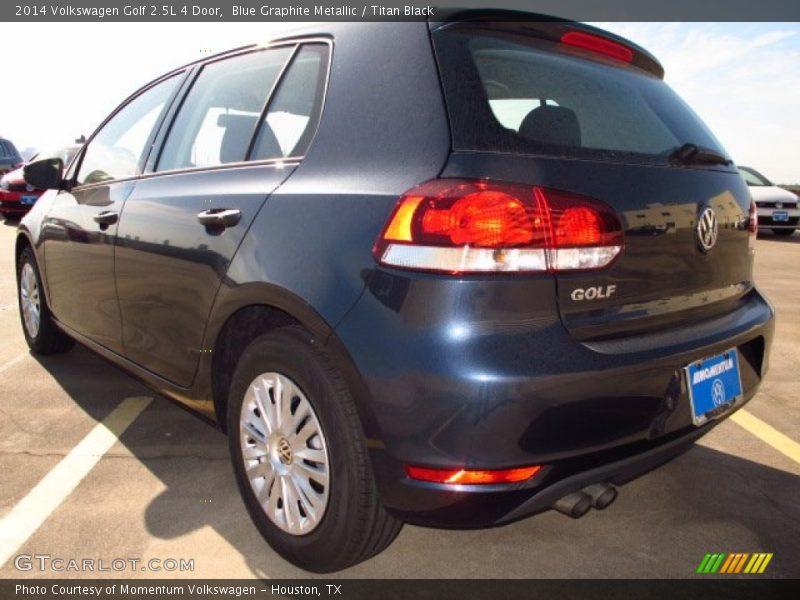 Blue Graphite Metallic / Titan Black 2014 Volkswagen Golf 2.5L 4 Door