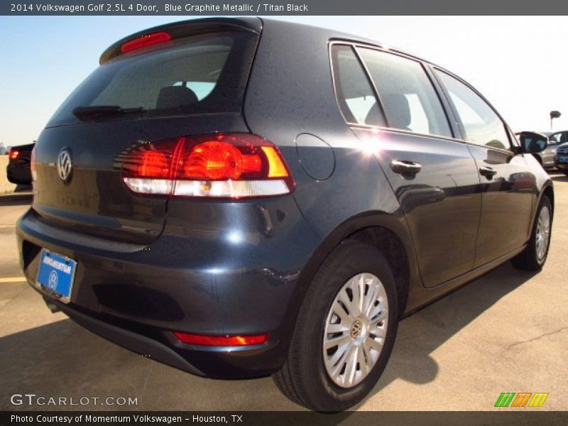 Blue Graphite Metallic / Titan Black 2014 Volkswagen Golf 2.5L 4 Door