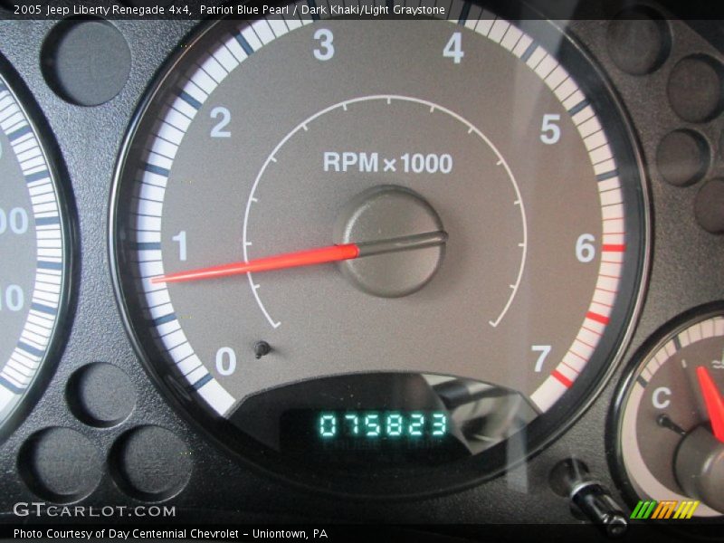 Patriot Blue Pearl / Dark Khaki/Light Graystone 2005 Jeep Liberty Renegade 4x4