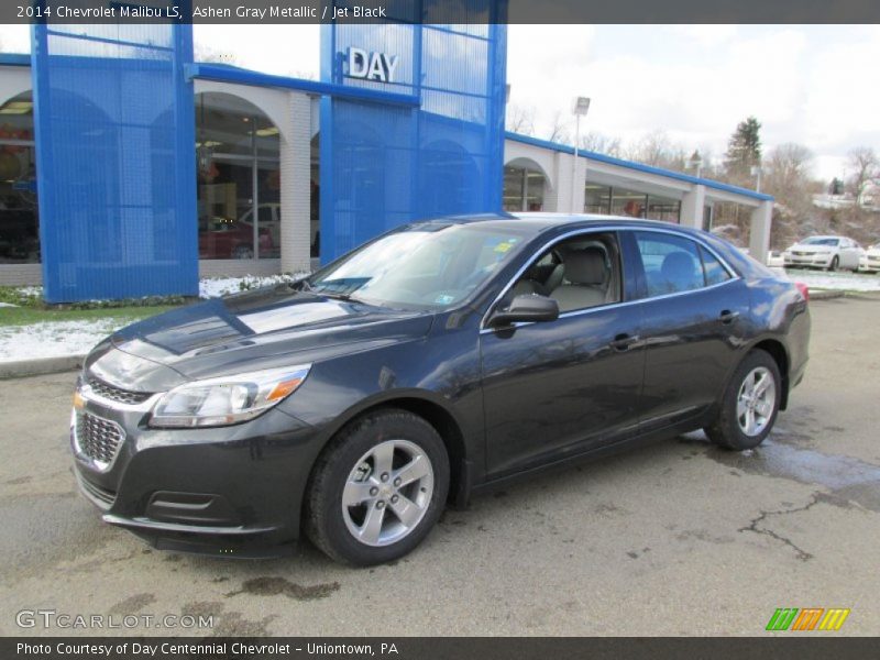 Ashen Gray Metallic / Jet Black 2014 Chevrolet Malibu LS