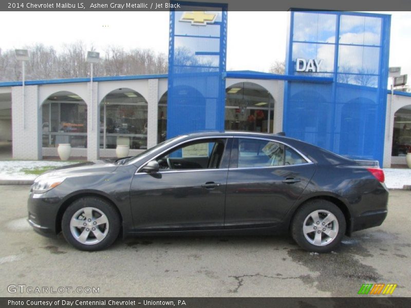 Ashen Gray Metallic / Jet Black 2014 Chevrolet Malibu LS