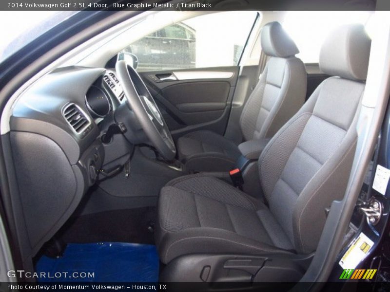 Blue Graphite Metallic / Titan Black 2014 Volkswagen Golf 2.5L 4 Door