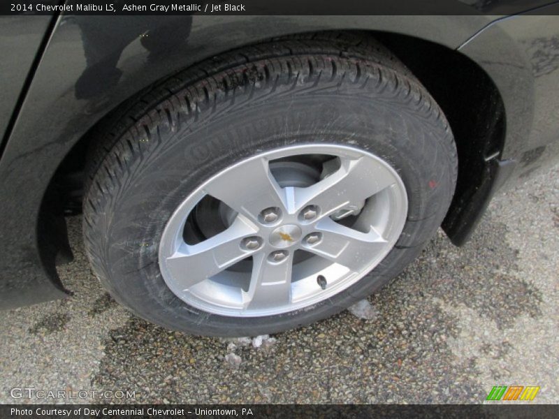 Ashen Gray Metallic / Jet Black 2014 Chevrolet Malibu LS