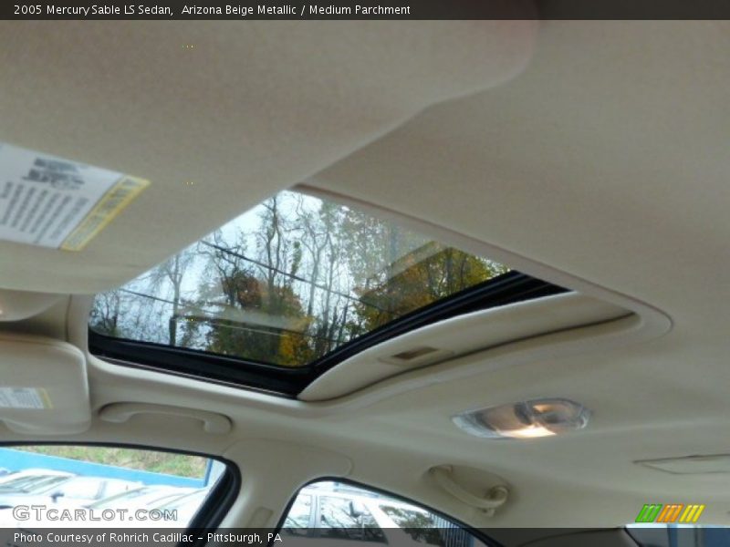 Arizona Beige Metallic / Medium Parchment 2005 Mercury Sable LS Sedan