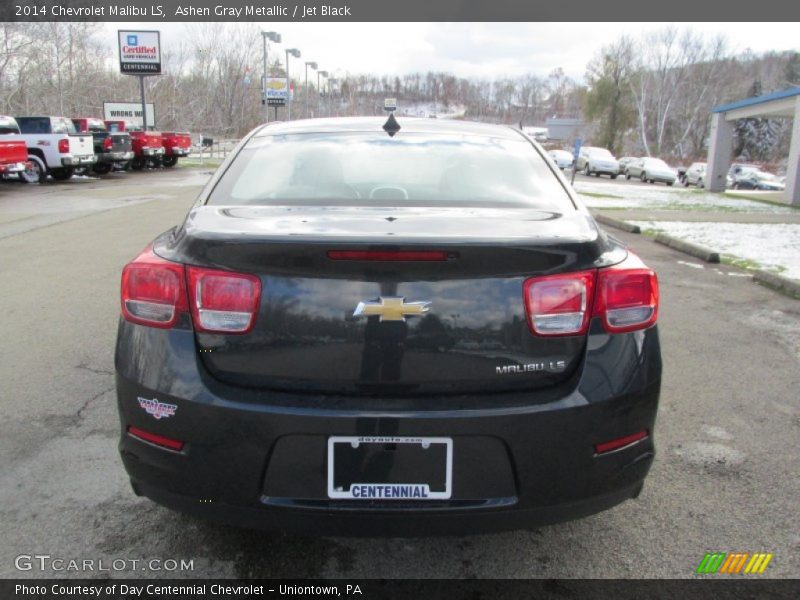 Ashen Gray Metallic / Jet Black 2014 Chevrolet Malibu LS