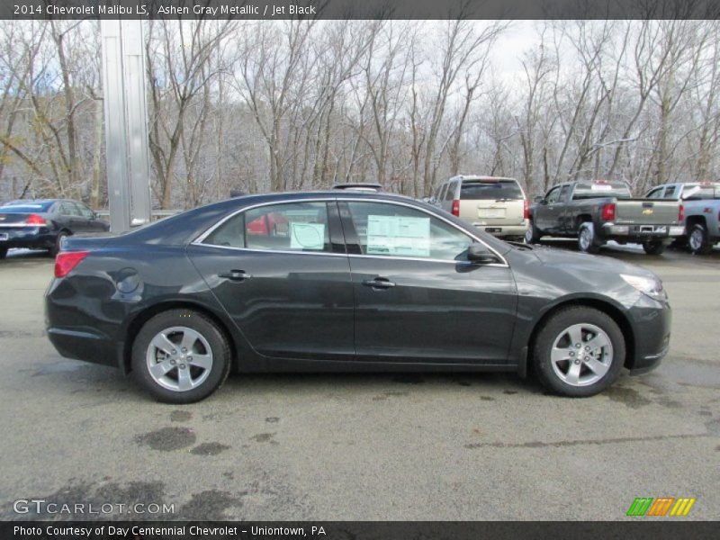 Ashen Gray Metallic / Jet Black 2014 Chevrolet Malibu LS