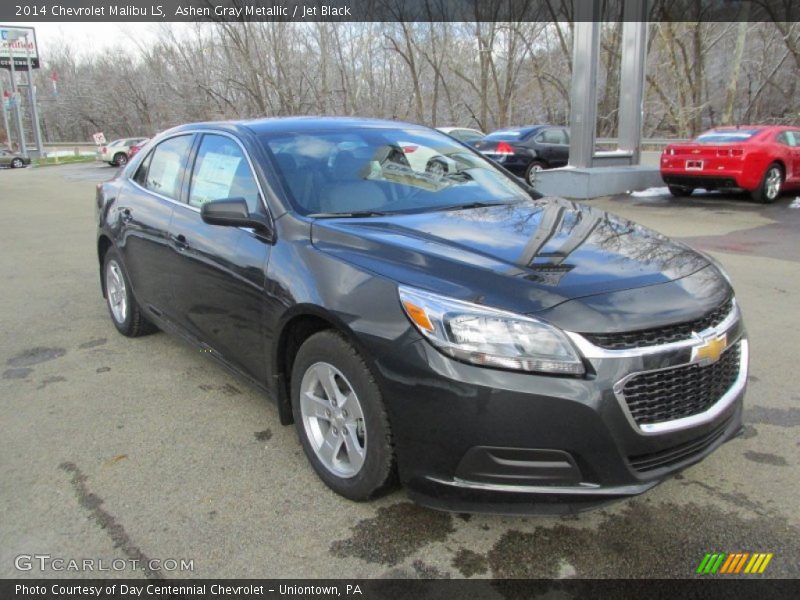 Ashen Gray Metallic / Jet Black 2014 Chevrolet Malibu LS