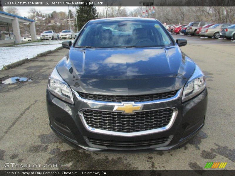 Ashen Gray Metallic / Jet Black 2014 Chevrolet Malibu LS