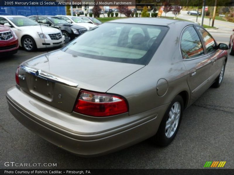 Arizona Beige Metallic / Medium Parchment 2005 Mercury Sable LS Sedan