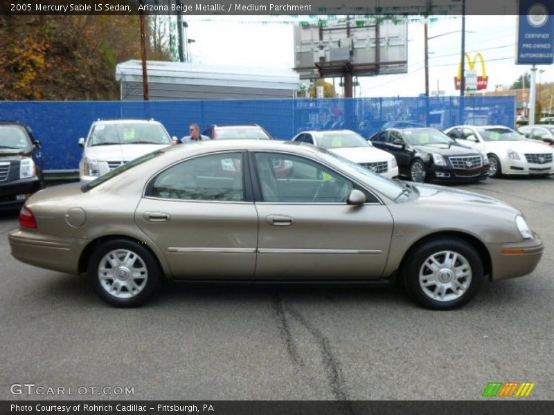 Arizona Beige Metallic / Medium Parchment 2005 Mercury Sable LS Sedan