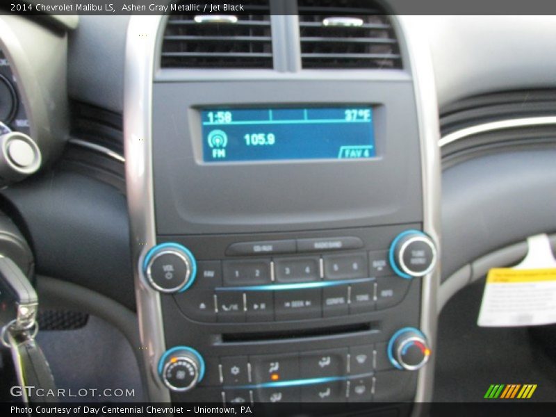 Ashen Gray Metallic / Jet Black 2014 Chevrolet Malibu LS