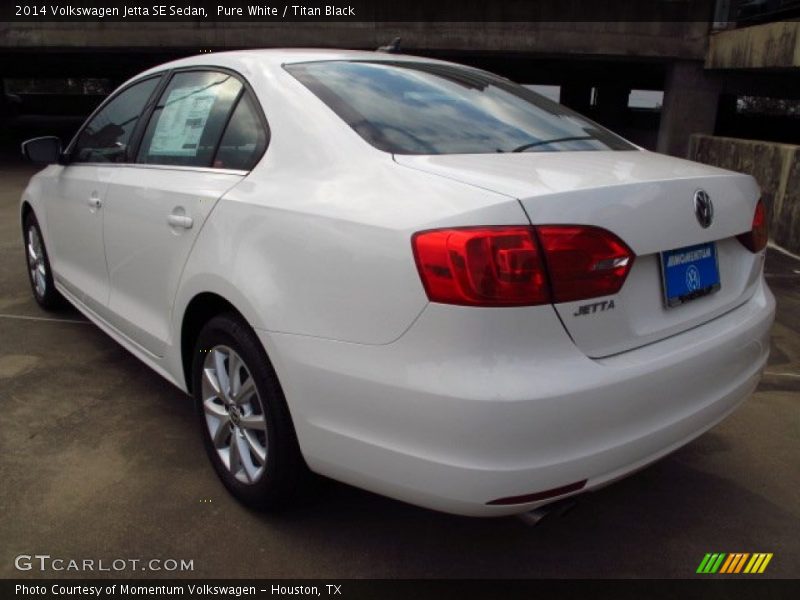 Pure White / Titan Black 2014 Volkswagen Jetta SE Sedan