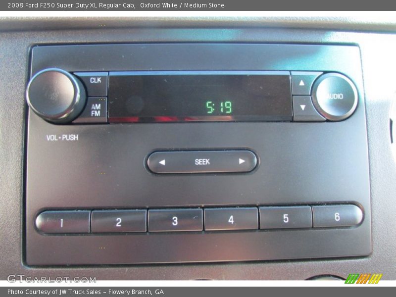 Oxford White / Medium Stone 2008 Ford F250 Super Duty XL Regular Cab