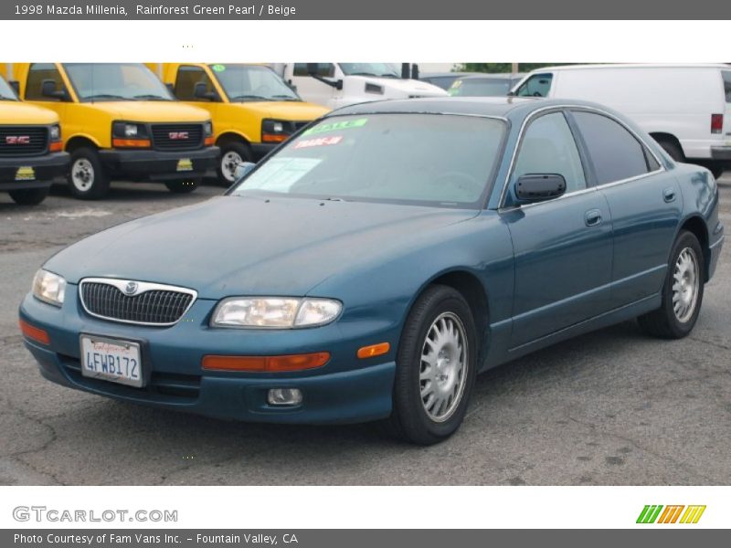 Rainforest Green Pearl / Beige 1998 Mazda Millenia