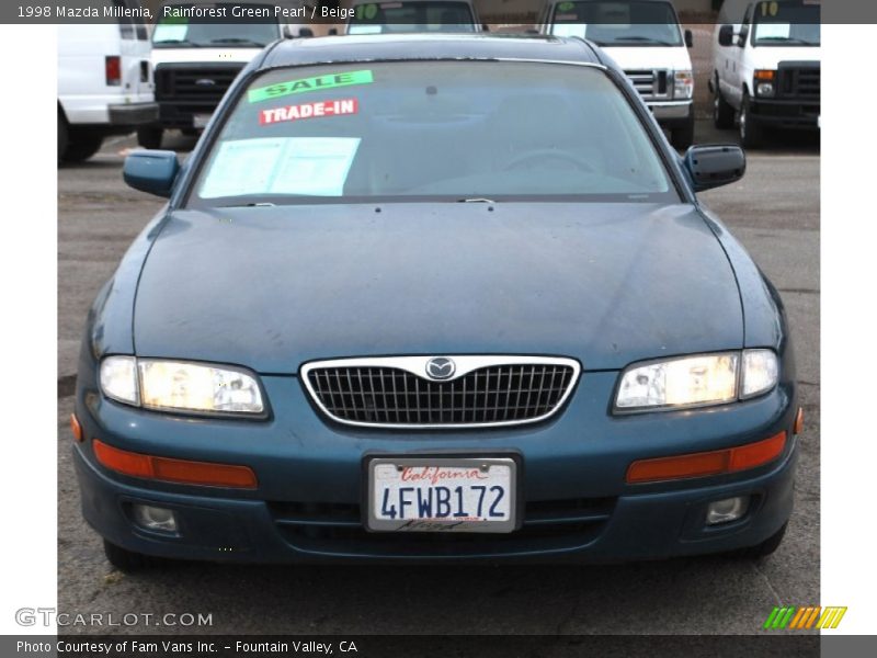 Rainforest Green Pearl / Beige 1998 Mazda Millenia