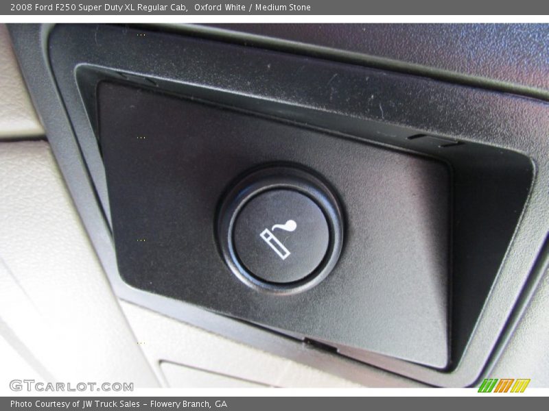 Oxford White / Medium Stone 2008 Ford F250 Super Duty XL Regular Cab