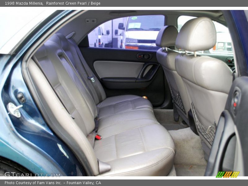 Rainforest Green Pearl / Beige 1998 Mazda Millenia