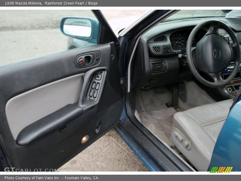 Rainforest Green Pearl / Beige 1998 Mazda Millenia