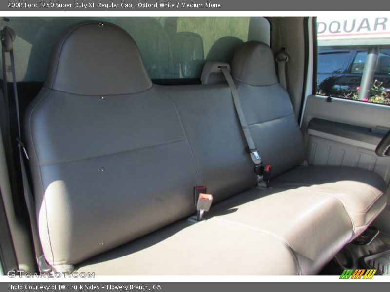 Oxford White / Medium Stone 2008 Ford F250 Super Duty XL Regular Cab