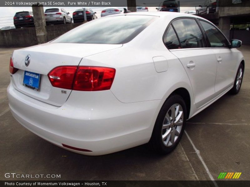 Pure White / Titan Black 2014 Volkswagen Jetta SE Sedan
