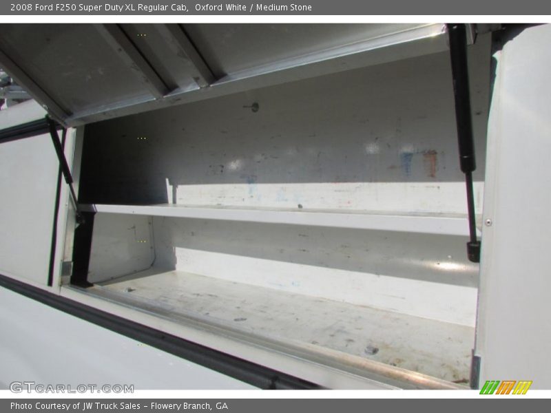 Oxford White / Medium Stone 2008 Ford F250 Super Duty XL Regular Cab