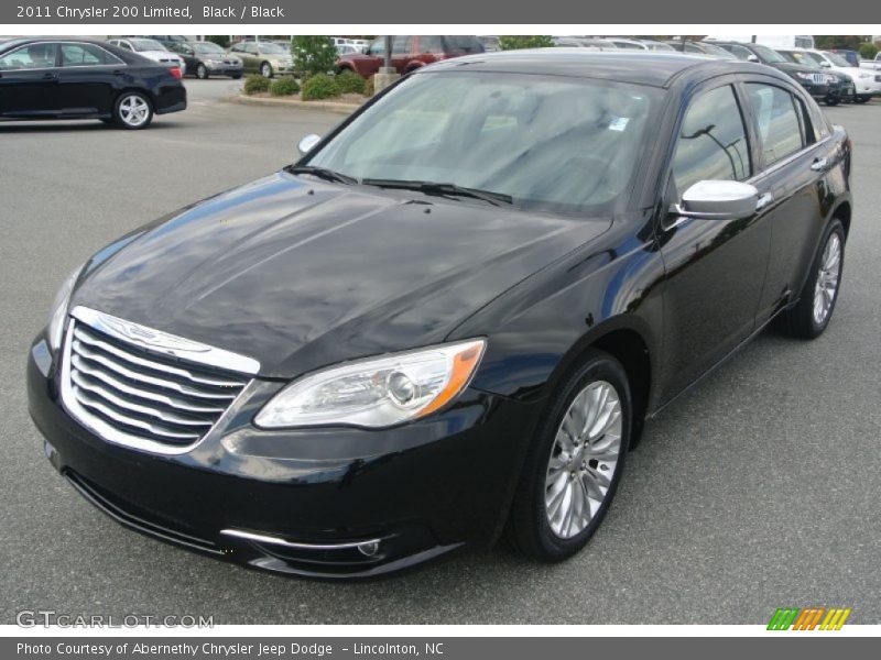Black / Black 2011 Chrysler 200 Limited