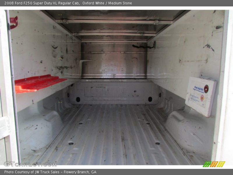 Oxford White / Medium Stone 2008 Ford F250 Super Duty XL Regular Cab