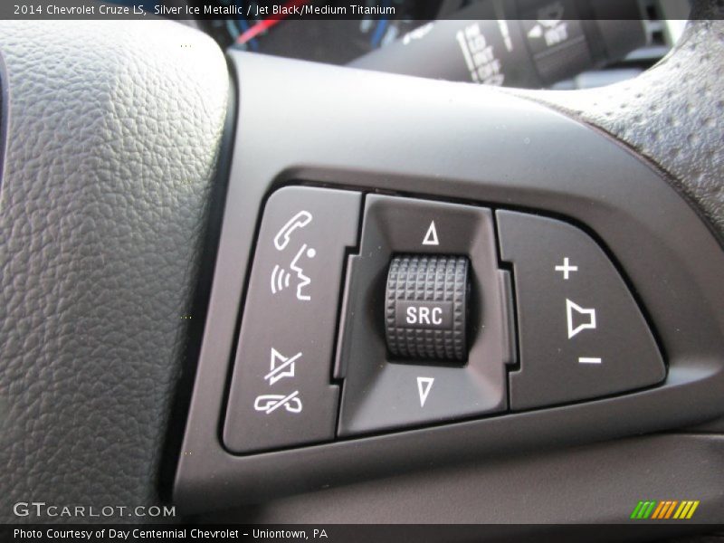 Silver Ice Metallic / Jet Black/Medium Titanium 2014 Chevrolet Cruze LS