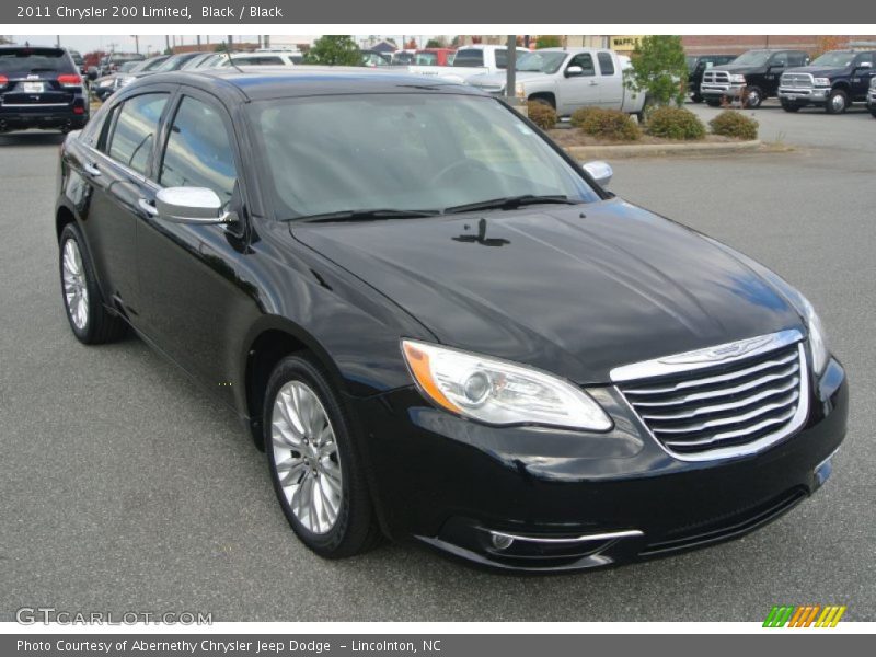 Black / Black 2011 Chrysler 200 Limited