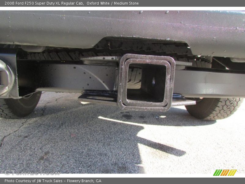 Oxford White / Medium Stone 2008 Ford F250 Super Duty XL Regular Cab