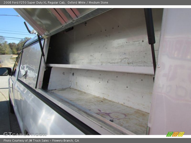 Oxford White / Medium Stone 2008 Ford F250 Super Duty XL Regular Cab