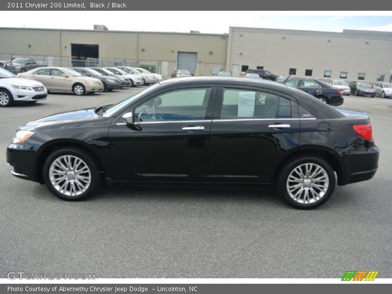 Black / Black 2011 Chrysler 200 Limited