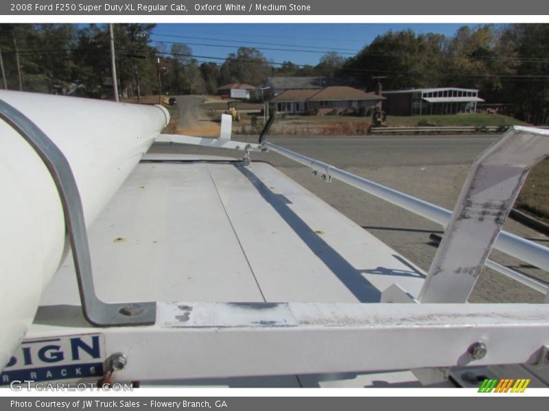 Oxford White / Medium Stone 2008 Ford F250 Super Duty XL Regular Cab
