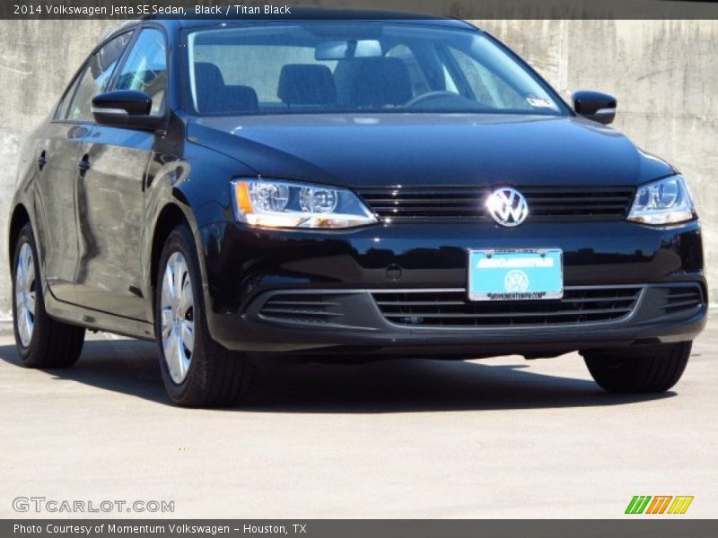 Black / Titan Black 2014 Volkswagen Jetta SE Sedan
