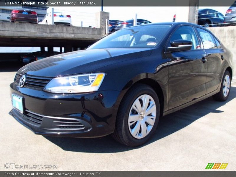 Black / Titan Black 2014 Volkswagen Jetta SE Sedan