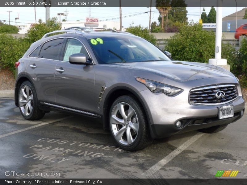Platinum Graphite / Graphite 2009 Infiniti FX 50 AWD S
