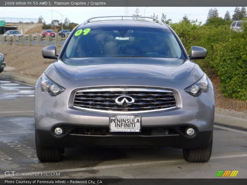 Platinum Graphite / Graphite 2009 Infiniti FX 50 AWD S