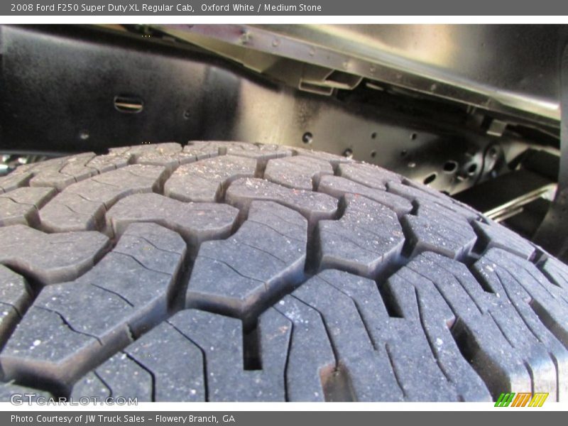 Oxford White / Medium Stone 2008 Ford F250 Super Duty XL Regular Cab