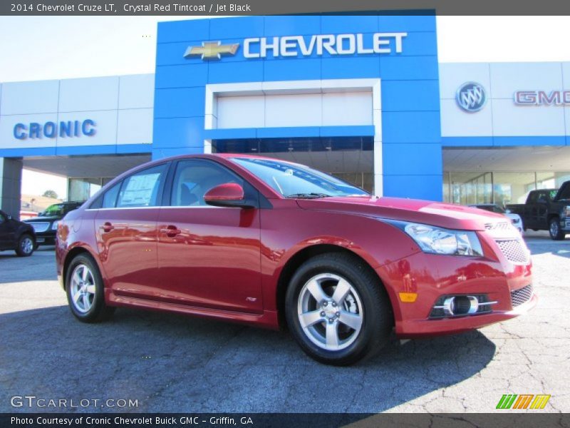Crystal Red Tintcoat / Jet Black 2014 Chevrolet Cruze LT