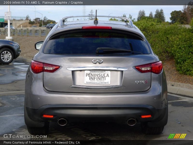 Platinum Graphite / Graphite 2009 Infiniti FX 50 AWD S