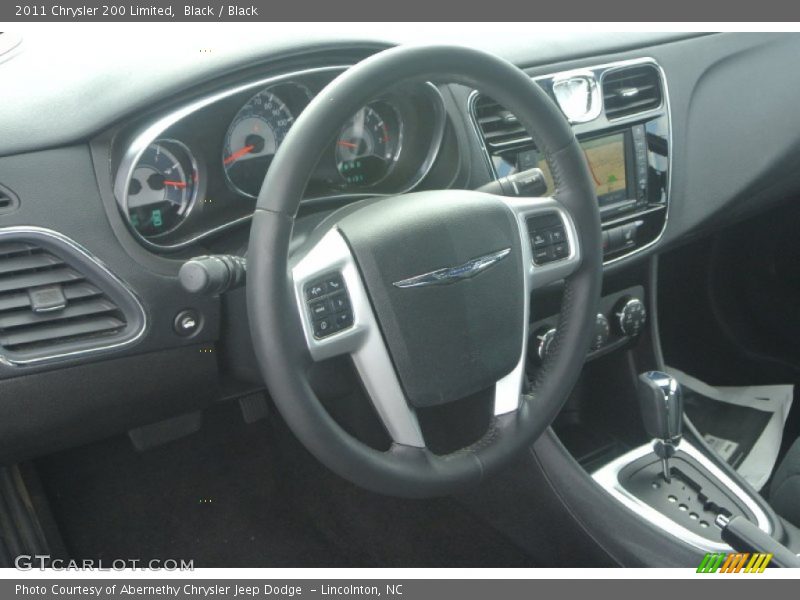 Black / Black 2011 Chrysler 200 Limited