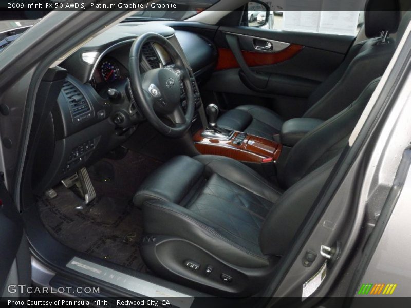 Graphite Interior - 2009 FX 50 AWD S 