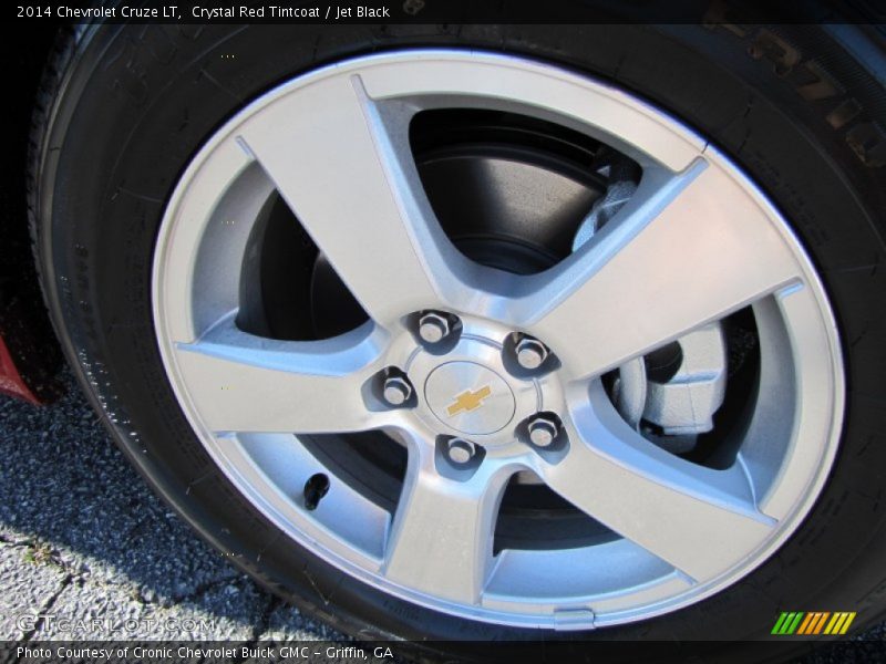 Crystal Red Tintcoat / Jet Black 2014 Chevrolet Cruze LT