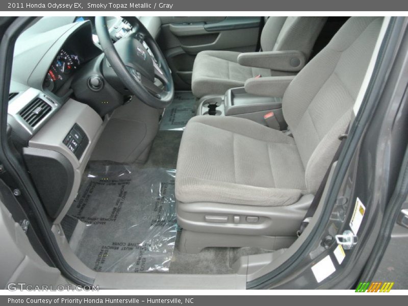 Smoky Topaz Metallic / Gray 2011 Honda Odyssey EX