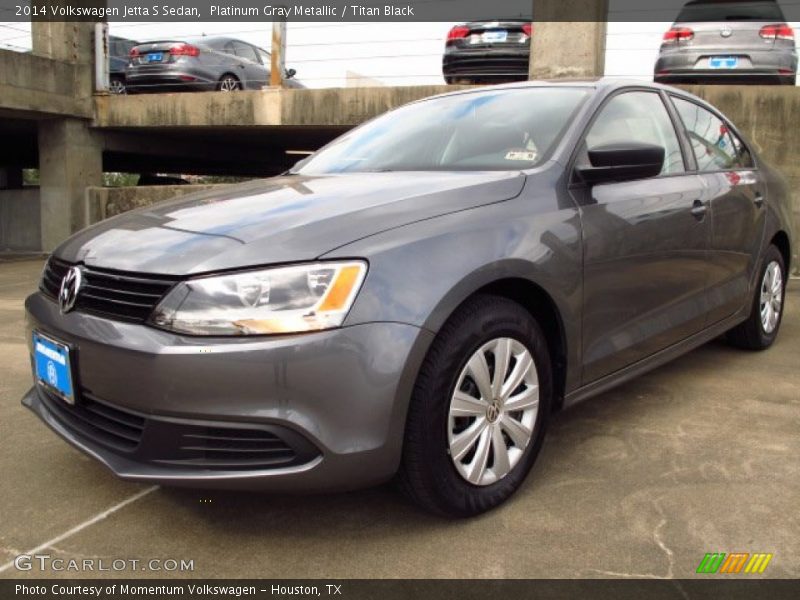 Platinum Gray Metallic / Titan Black 2014 Volkswagen Jetta S Sedan