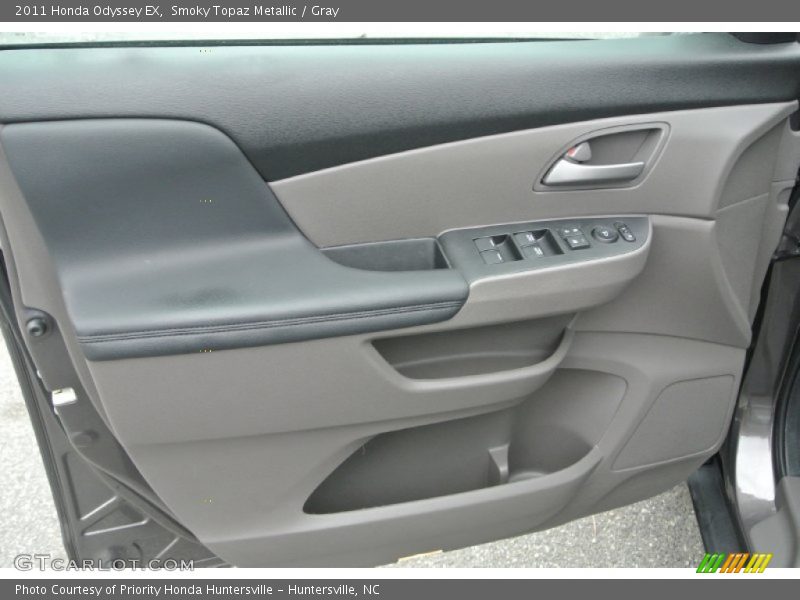 Smoky Topaz Metallic / Gray 2011 Honda Odyssey EX